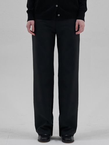 Classy Wide Slacks_Black - ELLIOTI - Modalova