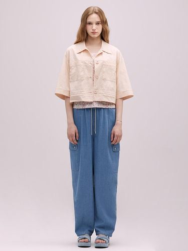 Three-quarter Sleeve Round Hem Line Jacket_T244MJK - Thursday Island - Modalova