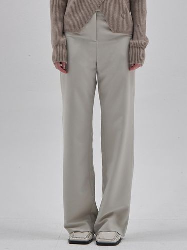 Classy Wide Slacks_Beige - ELLIOTI - Modalova