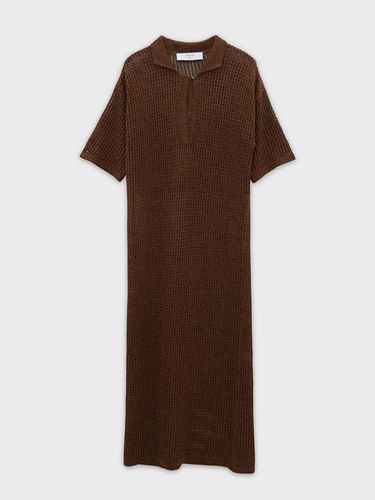 Basic Collar Knit Dress - Arch The - Modalova