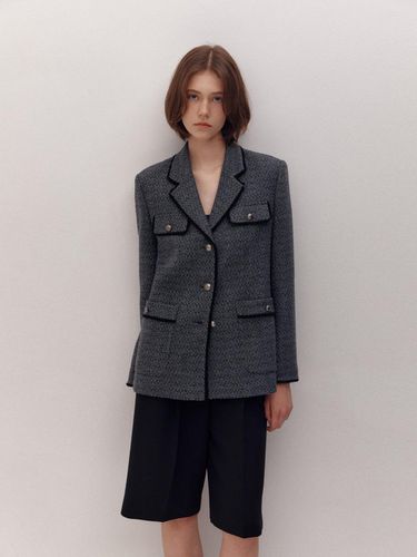 TAILORED TWEED JK (GREY) - AVA MOLLI - Modalova