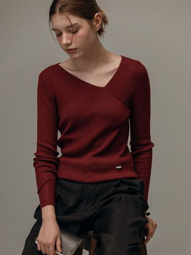 Charming slim wool cut out knit - VANILLAKNIT - Modalova