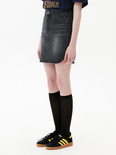 ROUND HEM MINI SKIRT KH [BLACK] - KIRSH - Modalova