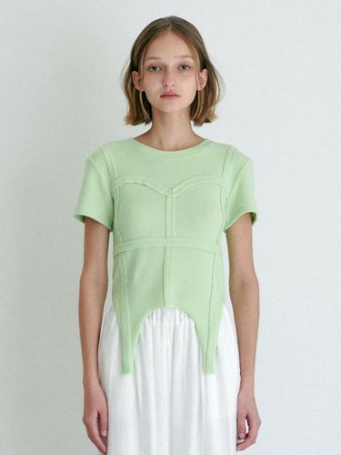 COVER LINE TOP / YELLOWISH GREEN - MOIFAIRE - Modalova