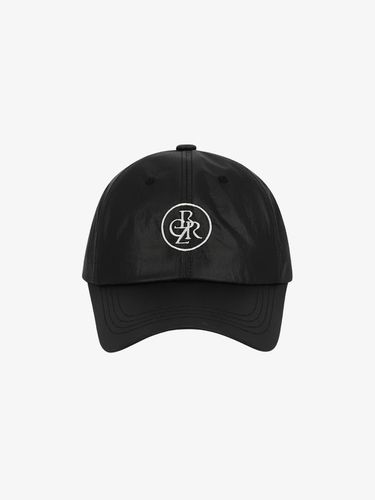 Nylon Circle Logo Ball Cap_BLACK - CITYBREEZE - Modalova