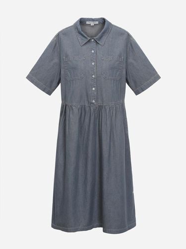 Shirt Collar Vintage Washing dress_T244MOP267W - Thursday Island - Modalova