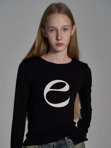 Sheering Long Sleeve Ts_Black - ELLIOTI - Modalova