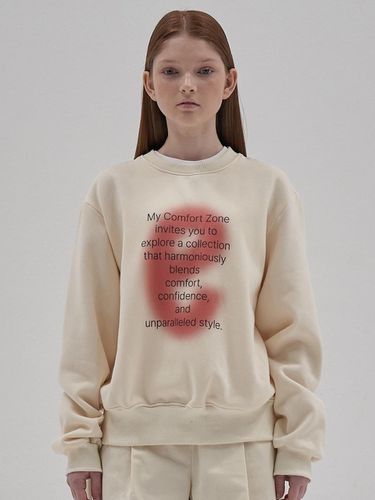 E Blur Sweatshirts_beige - ELLIOTI - Modalova