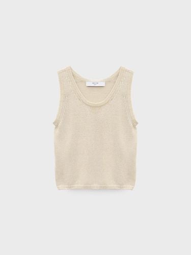 Round Neck Sleeveless Knit Top - Arch The - Modalova