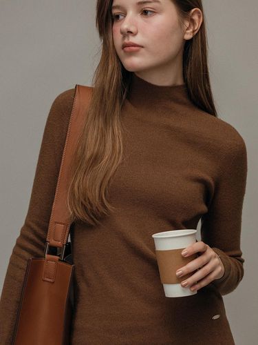 Poyette basic slim half neck knit - VANILLAKNIT - Modalova