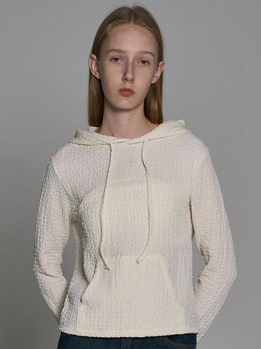 Wrinkle Hoodie_beige - ELLIOTI - Modalova