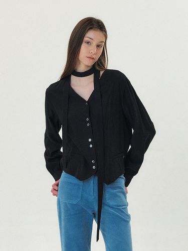 Claire Blouse Black - LEMEME - Modalova