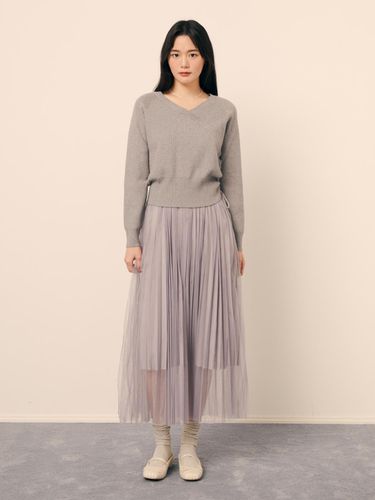 Tulle pleats dress + knit set GP9P1OP941 - JJ JIGOTT - Modalova