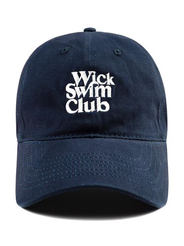 SWIMCLUB Washed Ball Cap-Navy - Wick - Modalova