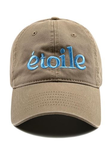 Etoile Washed Ball Cap - Dark Beige - Wick - Modalova