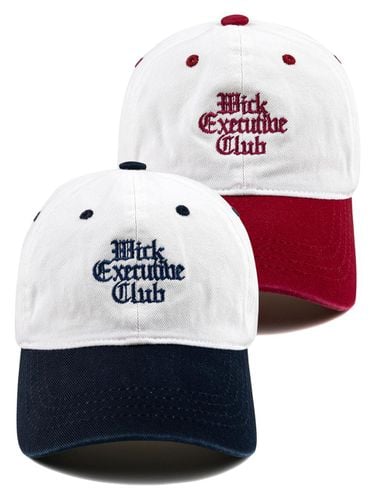 Colorblock EXECUTIVE CLUB Washed Ball Cap - Wick - Modalova