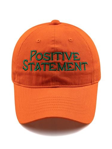 STATEMENT Washed Ball Cap-ORANGE - Wick - Modalova