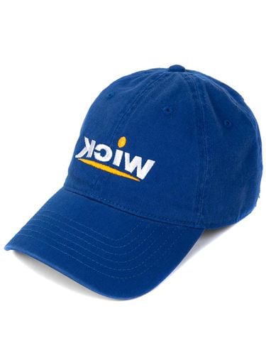 BG284CAP484 MIRROR WASHED CAP-BLUE - Wick - Modalova