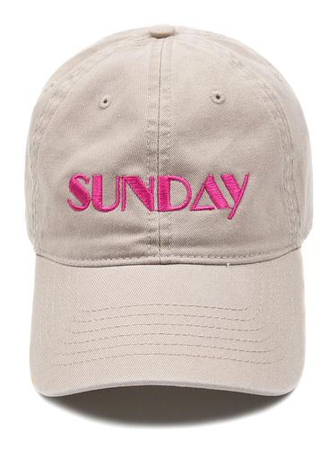 BG284CAP838_SUNDAY WASHED CAP-BEIGE - Wick - Modalova