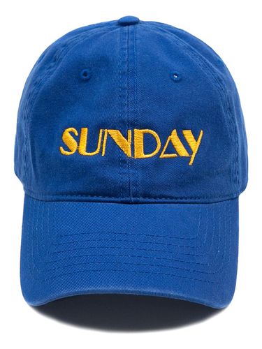 BG284CAP838_SUNDAY WASHED CAP-BLUE - Wick - Modalova