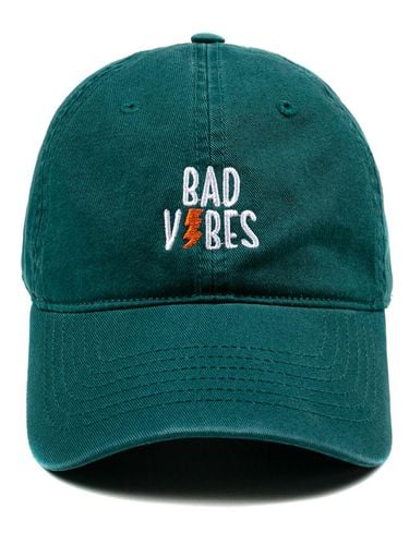 BAD VIBES Washing Ball Cap-Blue Green - Wick - Modalova