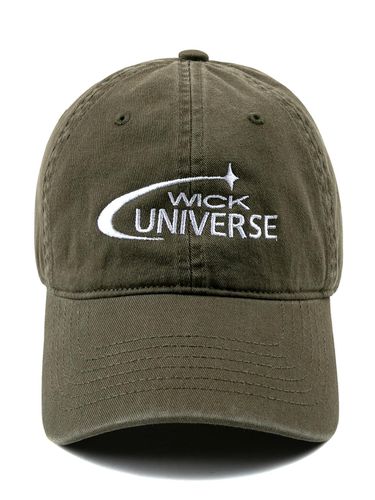 WICK UNIVERSE Washed Ball Cap-Khaki - Wick - Modalova