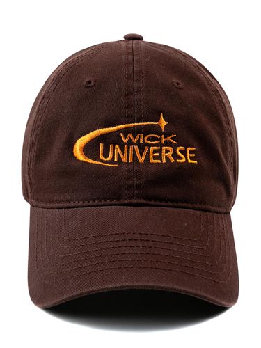 WICK UNIVERSE Washed Ball Cap-Brown - Wick - Modalova