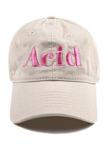 ACID Washed Ball Cap-Light Beige - Wick - Modalova