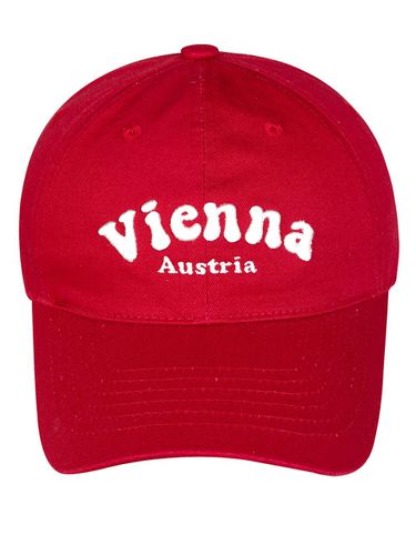 Vienna Australia Washed Ball Cap-Red - Wick - Modalova