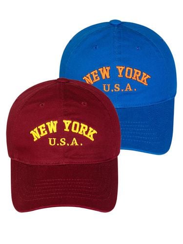 NEW YORK U.S.A Washed ball cap - Wick - Modalova