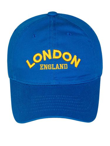 LONDON ENGLAND Washed Ball Cap-Blue - Wick - Modalova