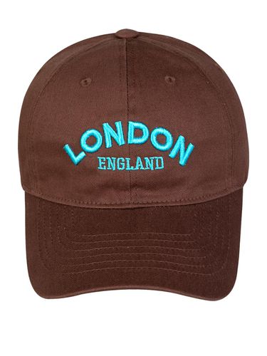 LONDON ENGLAND Washed Ball Cap-Brown - Wick - Modalova