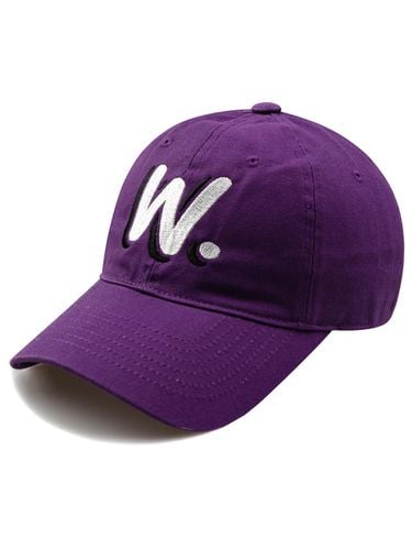 W SHADOW Washed Ball Cap-Purple - Wick - Modalova