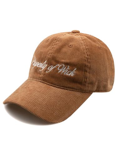 Wide Property Corduroy Ball Cap-Beige - Wick - Modalova