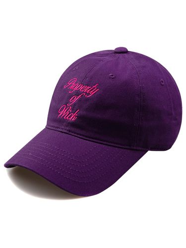 Length Property Washed Ball Cap-Purple - Wick - Modalova