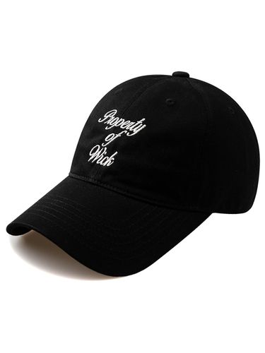 Length Property Washed Ball Cap-Black - Wick - Modalova