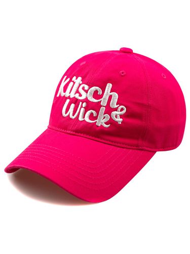 Kitsch Washed Ball Cap-Hot Pink - Wick - Modalova