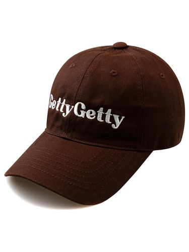 GETTY Washed Ball Cap-Brown - Wick - Modalova