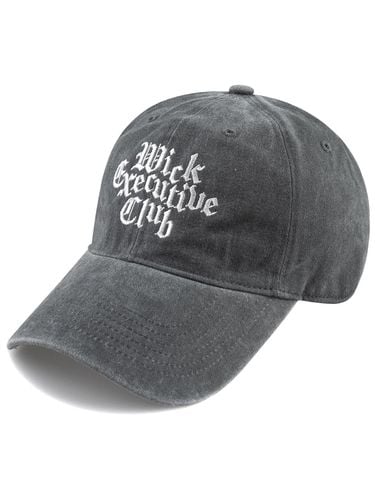 Gothic Executive club Stonewashed Ball Cap - Wick - Modalova