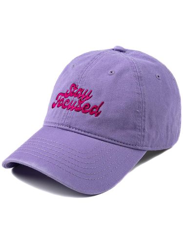 Stay Focused Washed Ball Cap-Violet - Wick - Modalova