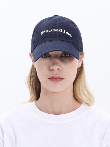 Paradise Washed Ball Cap-Navy - Wick - Modalova