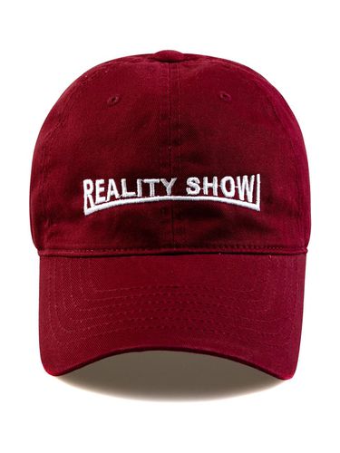 REALITY SHOW Washed Ball Cap-Burghandy - Wick - Modalova