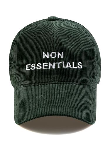 NON ESSENTIALS Corduroy Ball Cap-Blue Green - Wick - Modalova