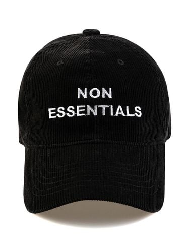 NON ESSENTIALS Corduroy Ball Cap-Black - Wick - Modalova