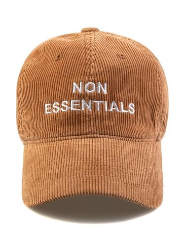 NON ESSENTIALS Corduroy Ball Cap-Beige - Wick - Modalova