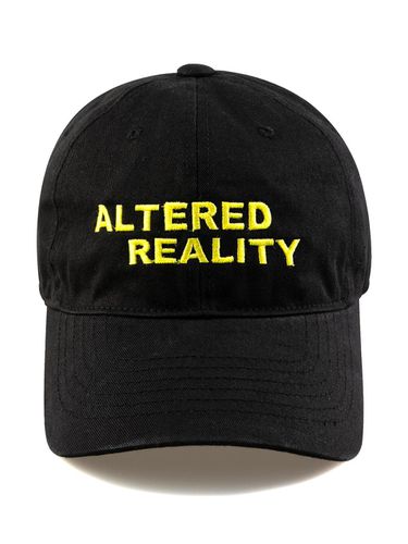 ALTERED REALITY Washed Ball Cap-Black - Wick - Modalova