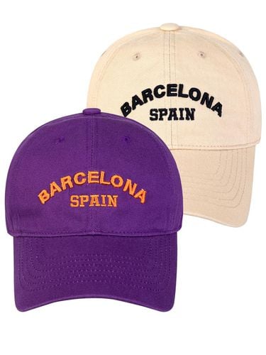 BARCELONA SPAIN WASHED BALL CAP - Wick - Modalova