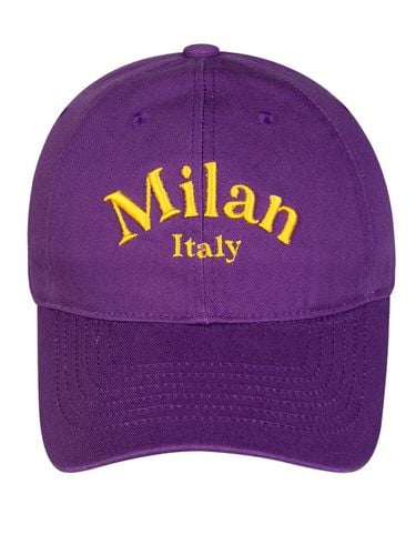 Milan Itaiy Washed Ball Cap-Purple - Wick - Modalova