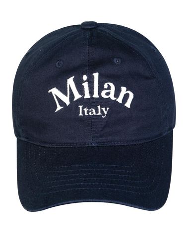 Milan Itaiy Washed Ball Cap-Navy - Wick - Modalova