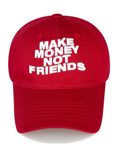 M.M.N.F. Washed Ball Cap-Red - Wick - Modalova